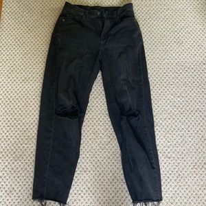 American Eagle Black Ripped Jeans